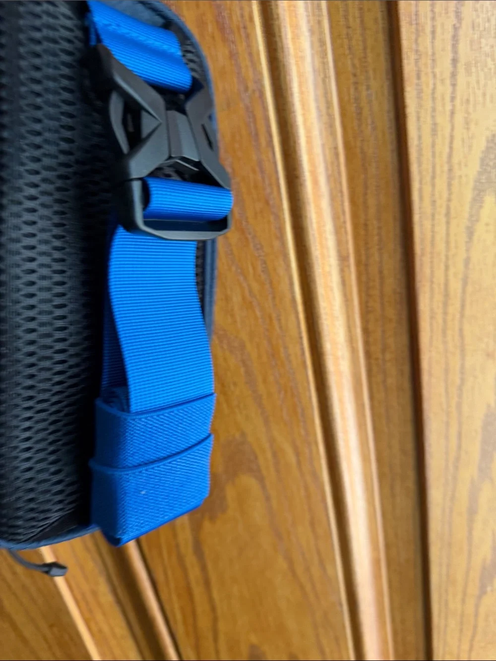 Blue Cell Phone Armband Pouch with Clear Touch Window - Gym/Sport Case